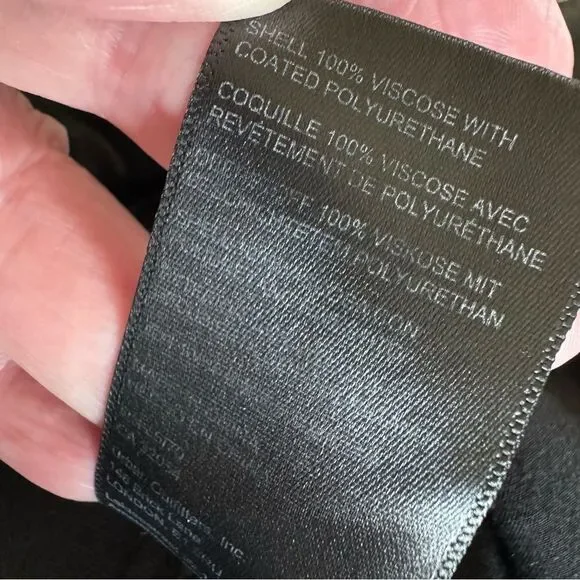 Free People The It Factor Black Vegan Leather Pants Size 4 - Picture 13 of 13